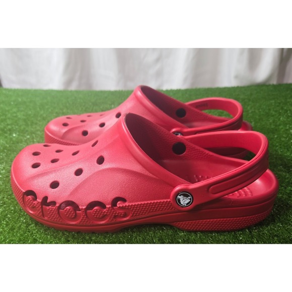 Crocs Adult Baya Clogs Pepper Red sz 11 Men's - Picture 3 of 8